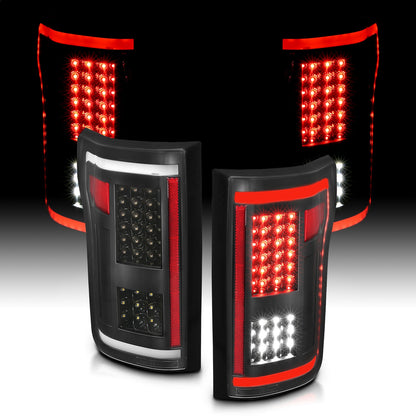 ANZO USA ZUKT_311285 Anzo ZUKT_311285 LED Tail Light Assembly LED Clear Lens Black