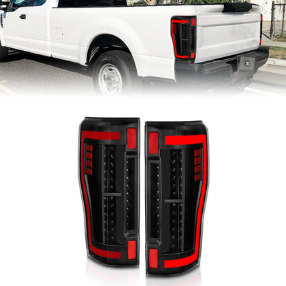 ANZO USA ZUKT_311287 Anzo ZUKT_311287 LED Tail Light Assembly LED Red/Clear Lens Pair