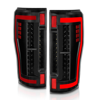 ANZO USA ZUKT_311287 Anzo ZUKT_311287 LED Tail Light Assembly LED Red/Clear Lens Pair