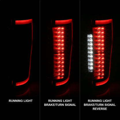 ANZO USA ZUKT_311288 Anzo ZUKT_311288 LED Tail Light Assembly LED Smoke Lens Pair