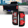 Anzo USA | LED Tail Light Assembly LED Black Lens Pair | Fits Silverado 1500 | 311289