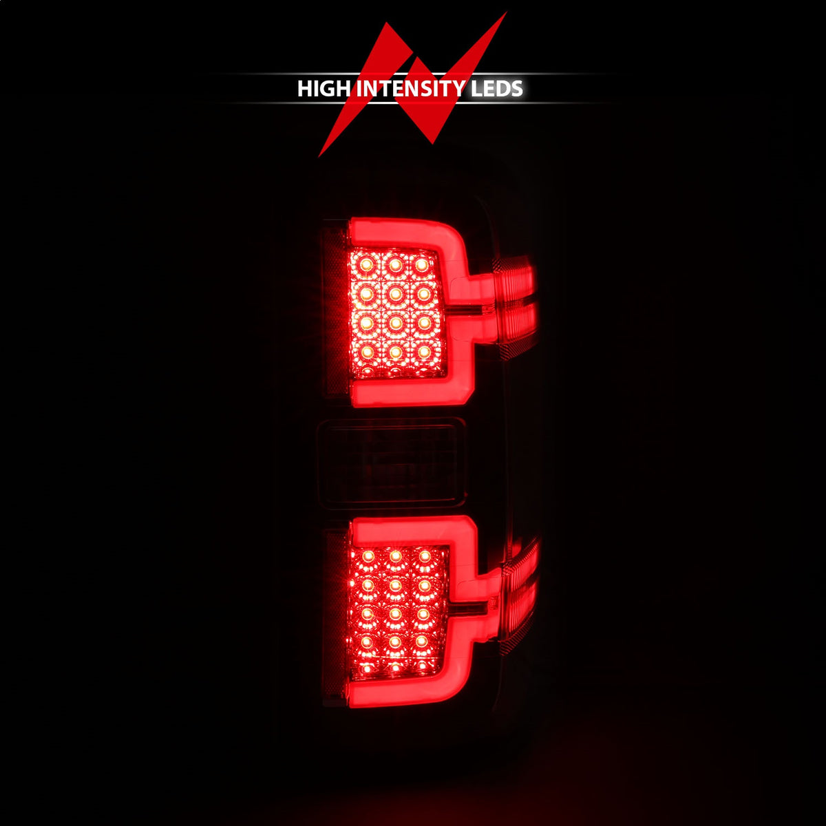 ANZO USA ZUKT_311289 Anzo ZUKT_311289 LED Tail Light Assembly LED Black Lens Pair