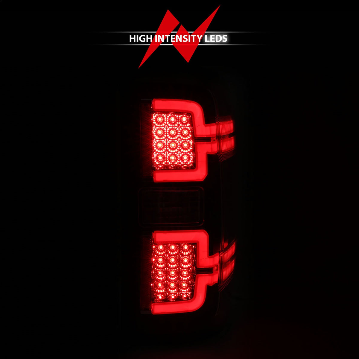 ANZO USA ZUKT_311290 Anzo ZUKT_311290 LED Tail Light Assembly LED Smoke Lens Pair