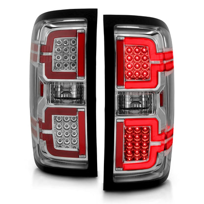 ANZO USA ZUKT_311291 Anzo ZUKT_311291 LED Tail Light Assembly LED Chrome Lens Pair