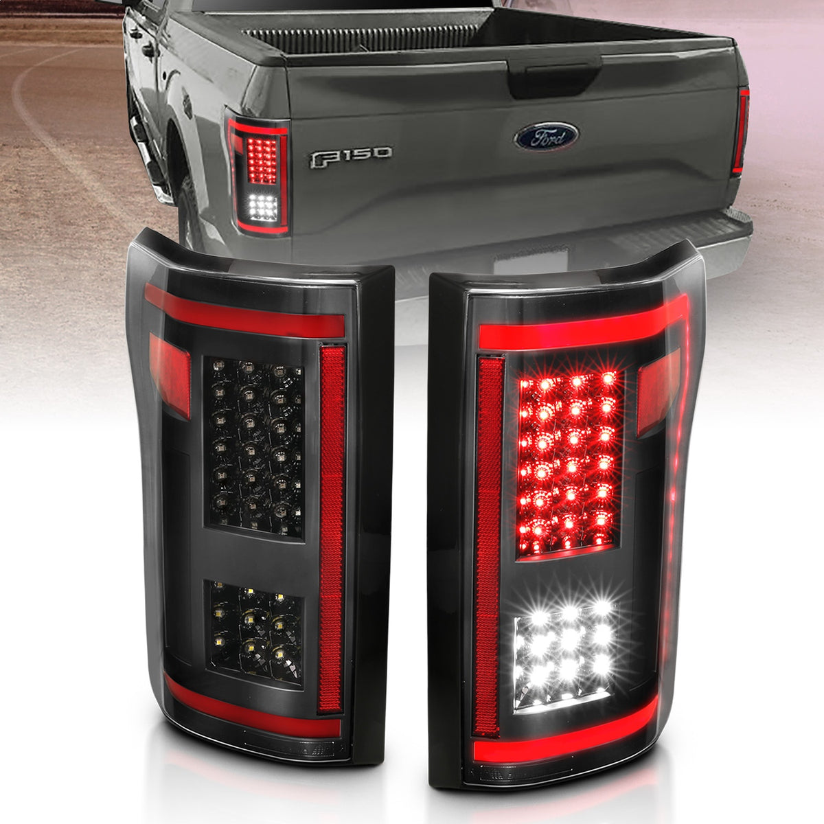 ANZO USA ZUKT_311293 Anzo ZUKT_311293 LED Tail Light Assembly LED