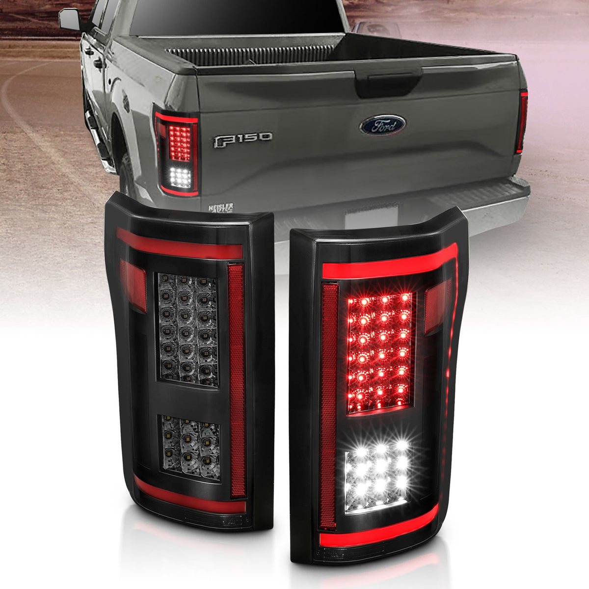 ANZO USA ZUKT_311294 Anzo ZUKT_311294 LED Tail Light Assembly LED