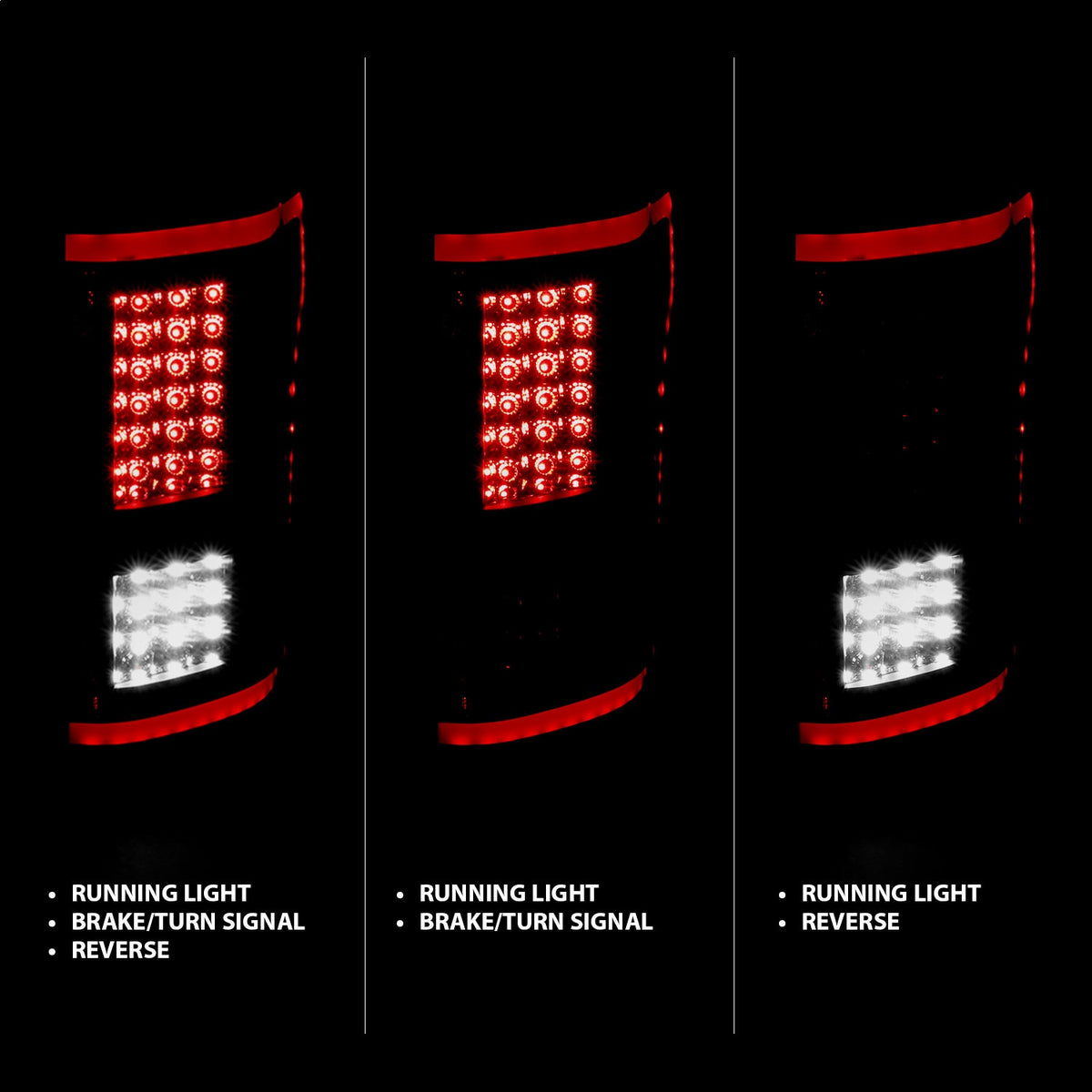 ANZO USA ZUKT_311294 Anzo ZUKT_311294 LED Tail Light Assembly LED