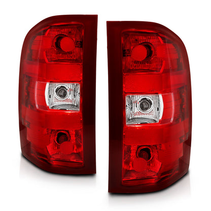 ANZO USA ZUKT_311303 Anzo ZUKT_311303 Tail Light Assembly Red/Clear Lens OE