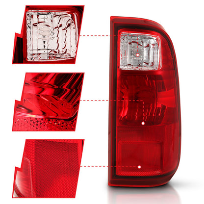ANZO USA ZUKT_311305 Anzo ZUKT_311305 Tail Light Assembly Red/Clear Lens OE