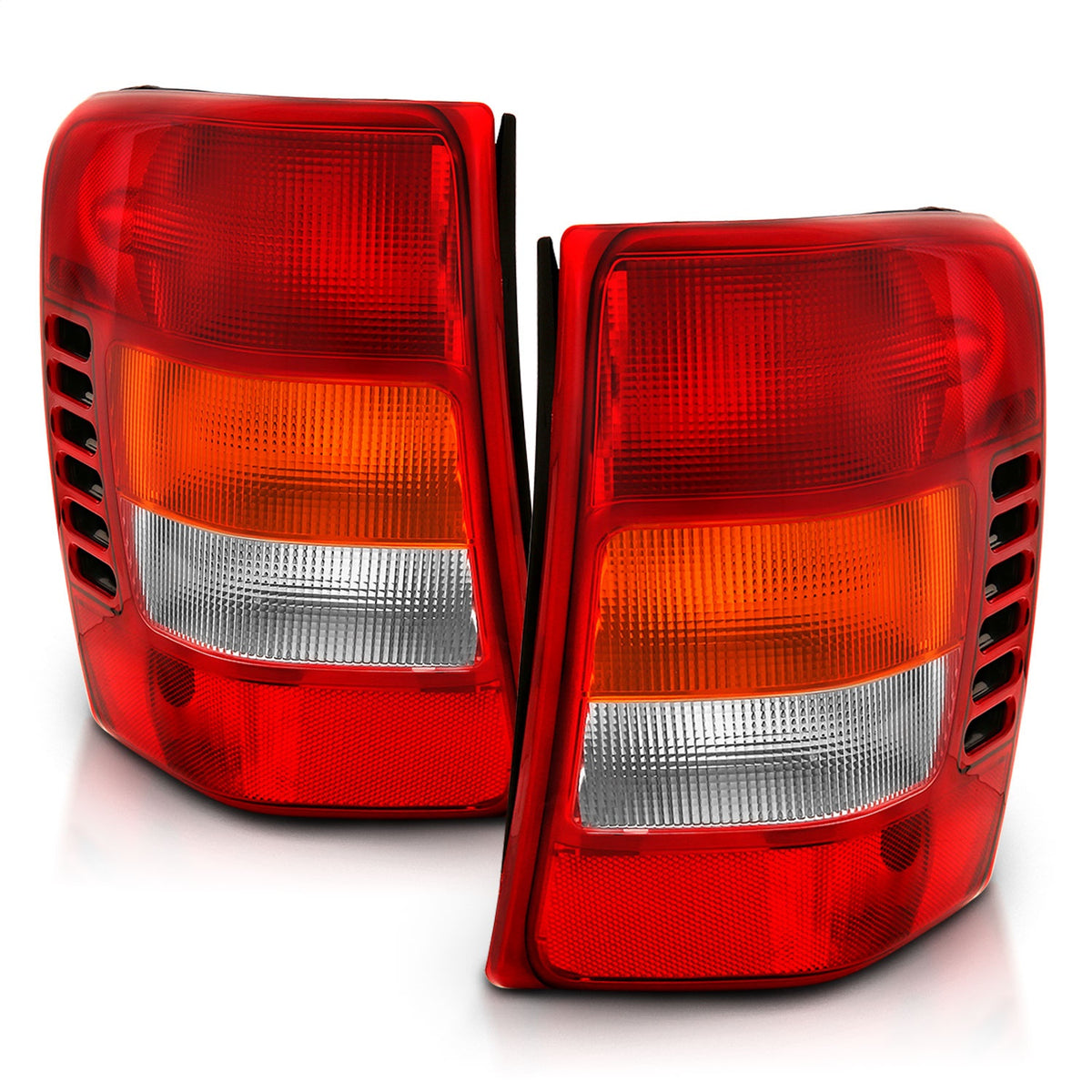 ANZO USA ZUKT_311308 Anzo ZUKT_311308 Tail Light Assembly Red/Clear Lens OE