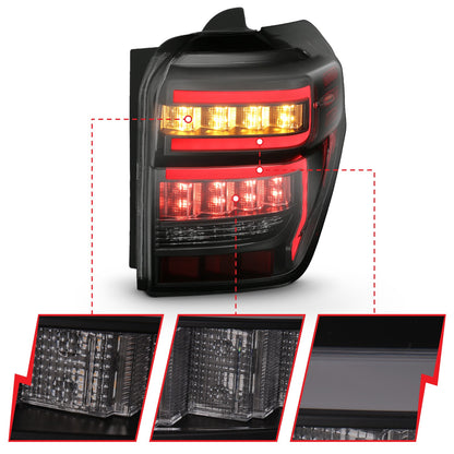 ANZO USA ZUKT_311312 Anzo ZUKT_311312 Lens Black Housing Red Light Bar