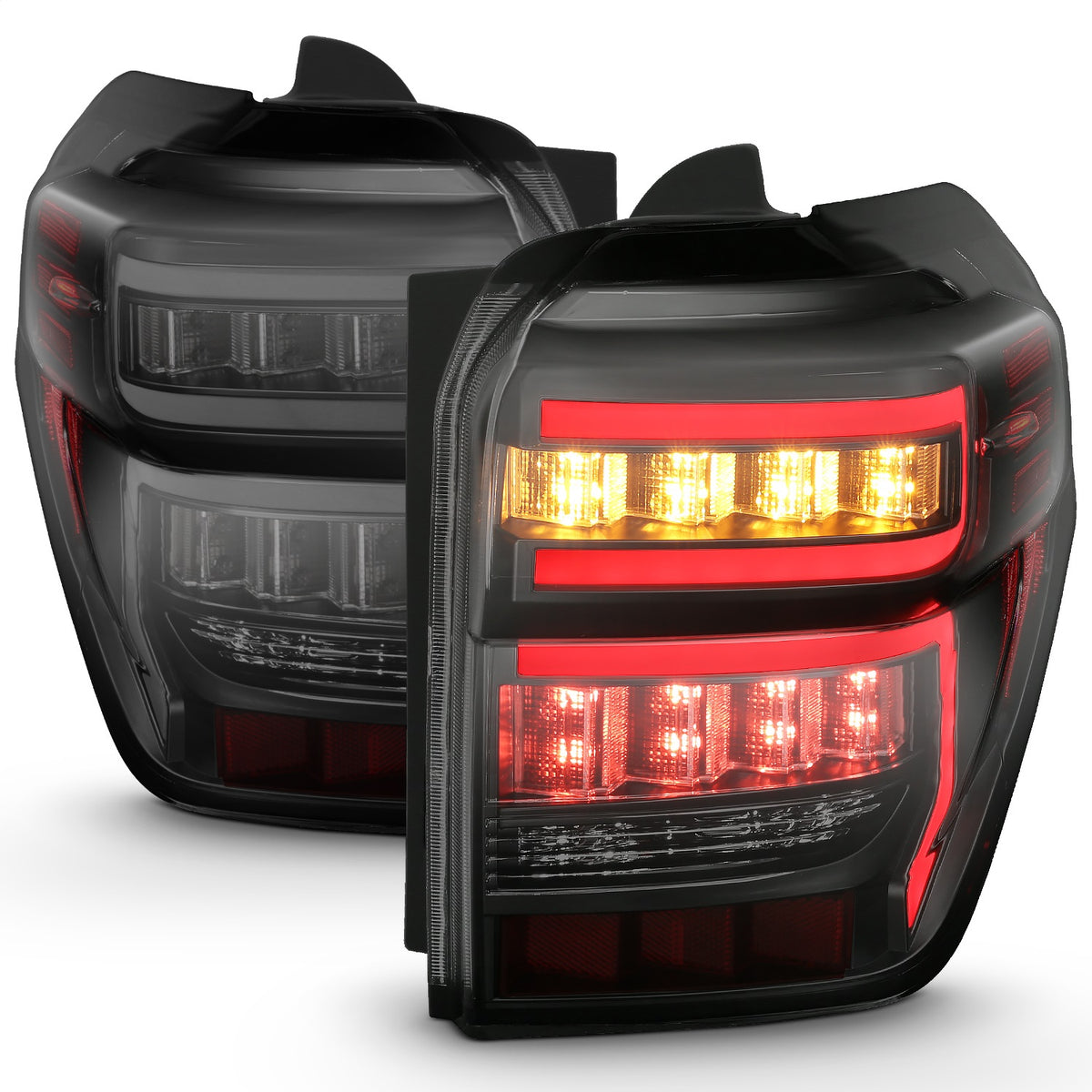ANZO USA ZUKT_311312 Anzo ZUKT_311312 Lens Black Housing Red Light Bar