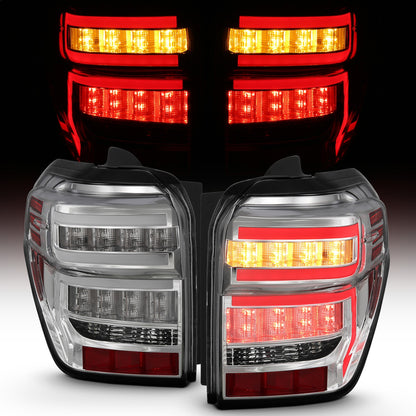 ANZO USA ZUKT_311313 Anzo ZUKT_311313 Lens Chrome Housing Red Light Bar