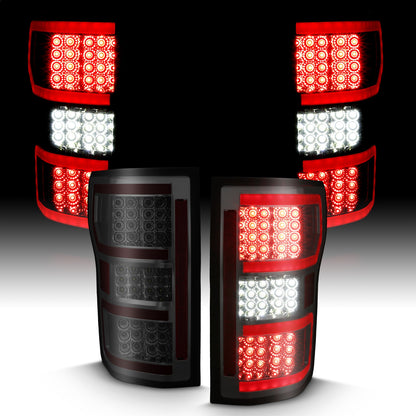 ANZO USA ZUKT_311315 Anzo ZUKT_311315 Lens Smoke Housing Red Light Bar
