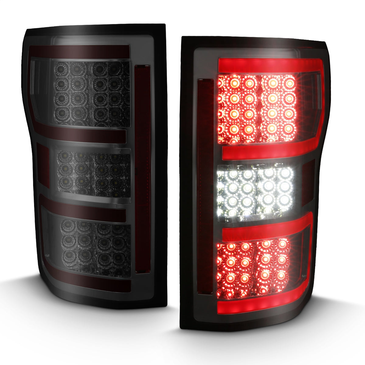 ANZO USA ZUKT_311315 Anzo ZUKT_311315 Lens Smoke Housing Red Light Bar
