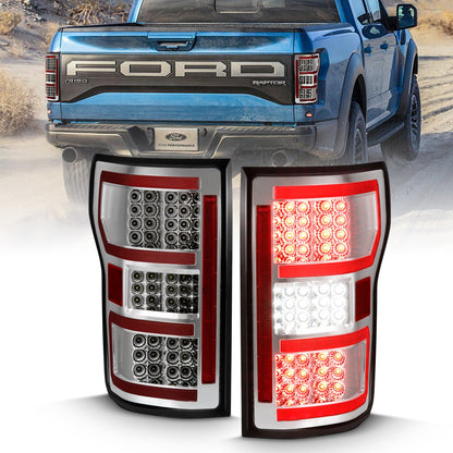 ANZO USA ZUKT_311316 Anzo ZUKT_311316 Lens Chrome Housing Red Light Bar
