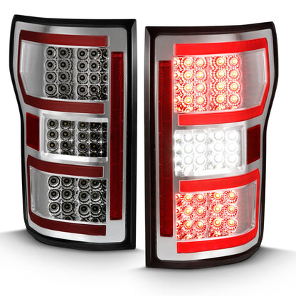 ANZO USA ZUKT_311316 Anzo ZUKT_311316 Lens Chrome Housing Red Light Bar