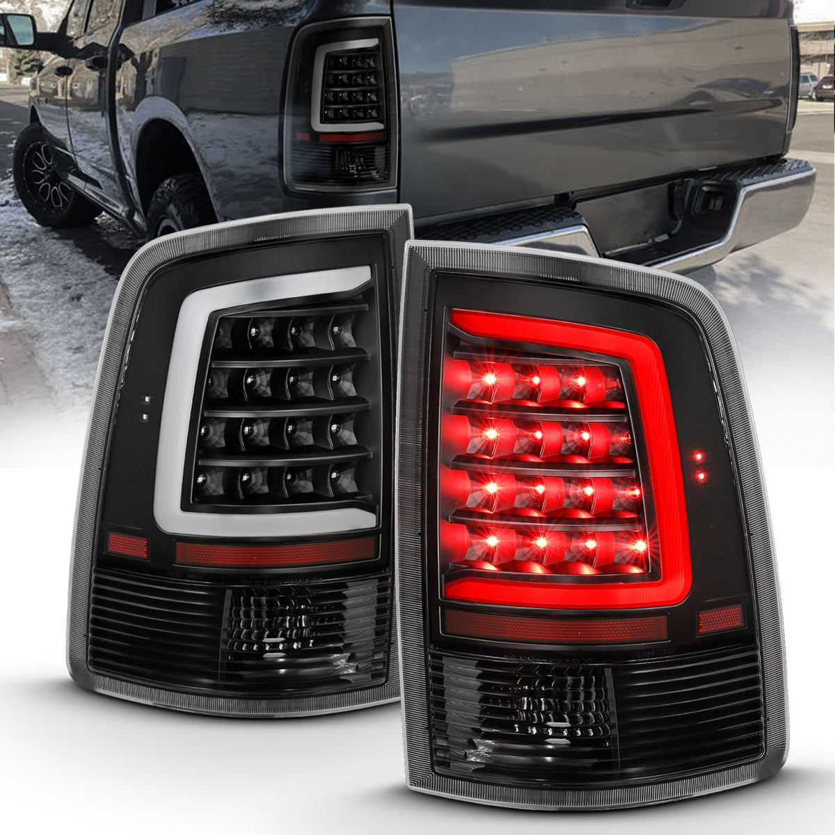 ANZO USA ZUKT_311318 Anzo ZUKT_311318 LED Tail Light Assembly LED for Ram 1500 for 311318