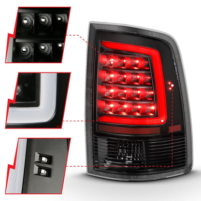 ANZO USA ZUKT_311318 Anzo ZUKT_311318 LED Tail Light Assembly LED for Ram 1500 for 311318