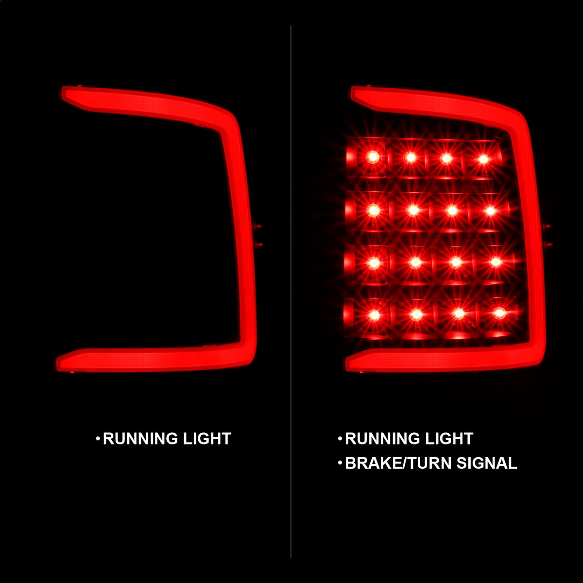 ANZO USA ZUKT_311319 Anzo ZUKT_311319 LED Tail Light Assembly LED for Ram 1500 for 311319