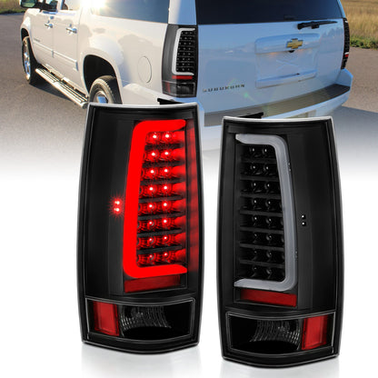 ANZO USA ZUKT_311321 Anzo ZUKT_311321 LED Tail Light Assembly LED Clear Lens Black