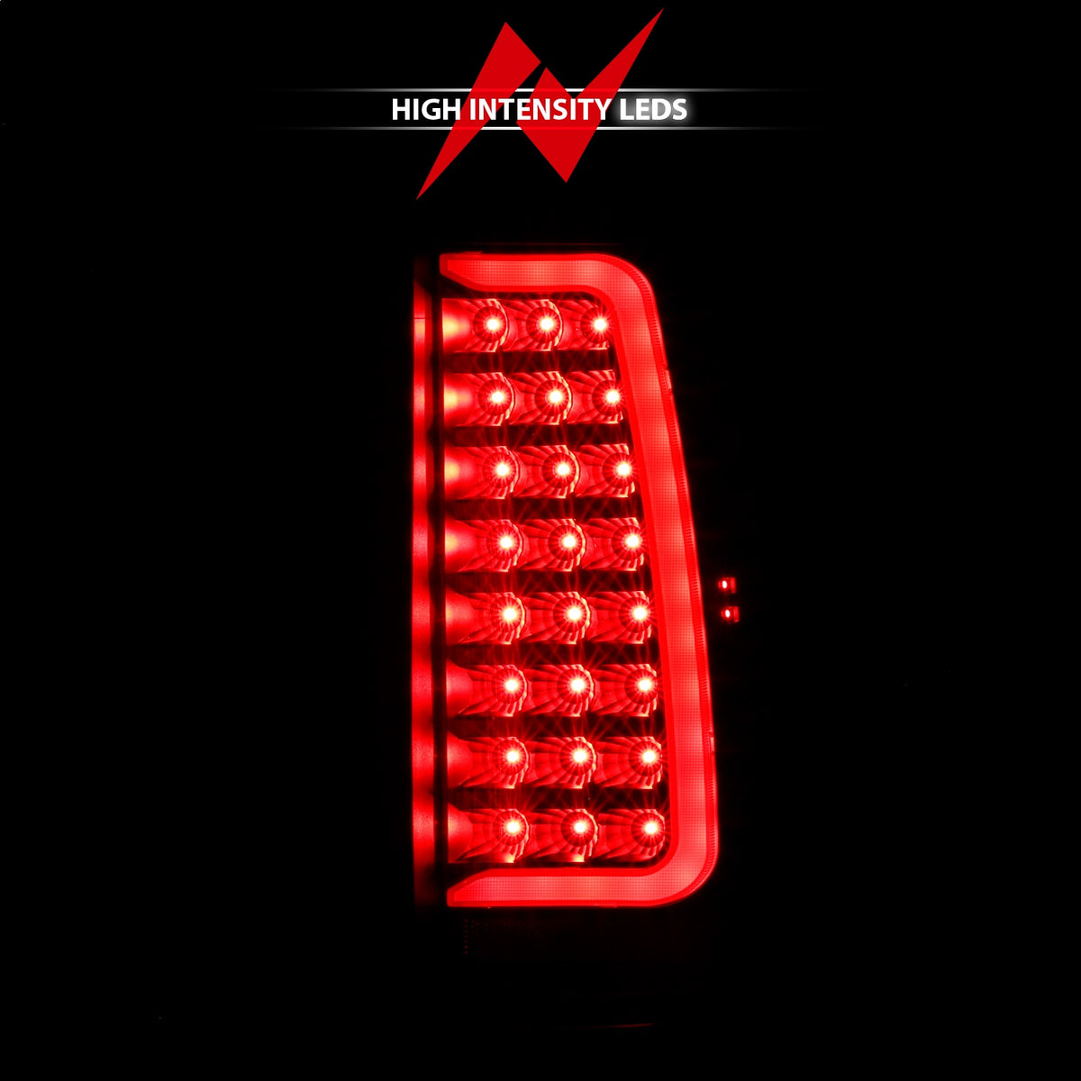 ANZO USA ZUKT_311321 Anzo ZUKT_311321 LED Tail Light Assembly LED Clear Lens Black
