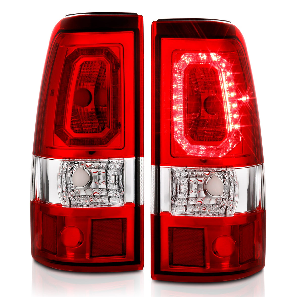 ANZO USA ZUKT_311326 Anzo ZUKT_311326 LED Tail Light Assembly LED Red/Clear Lens