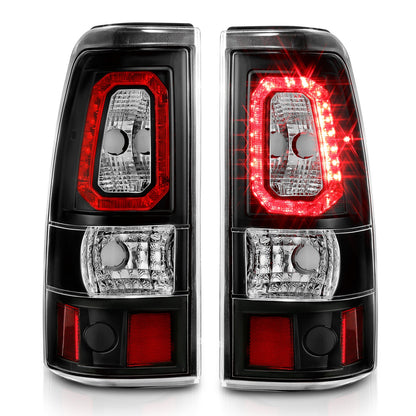 ANZO USA ZUKT_311327 Anzo ZUKT_311327 LED Tail Light Assembly LED Clear Lens Black