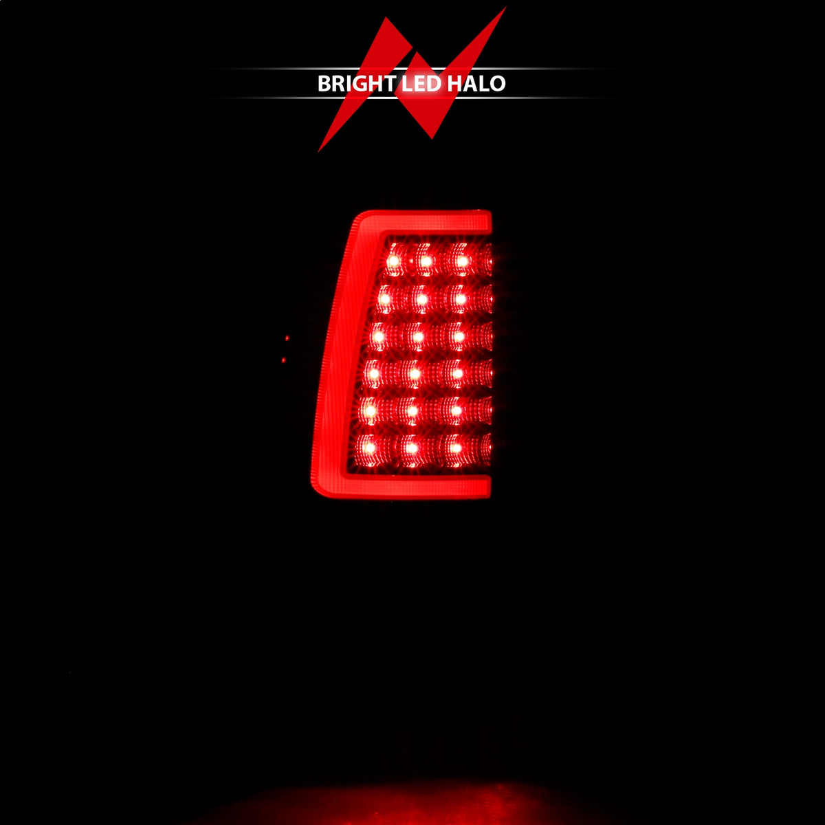ANZO USA ZUKT_311331 Anzo ZUKT_311331 LED Tail Light Assembly LED Smoke Lens Black
