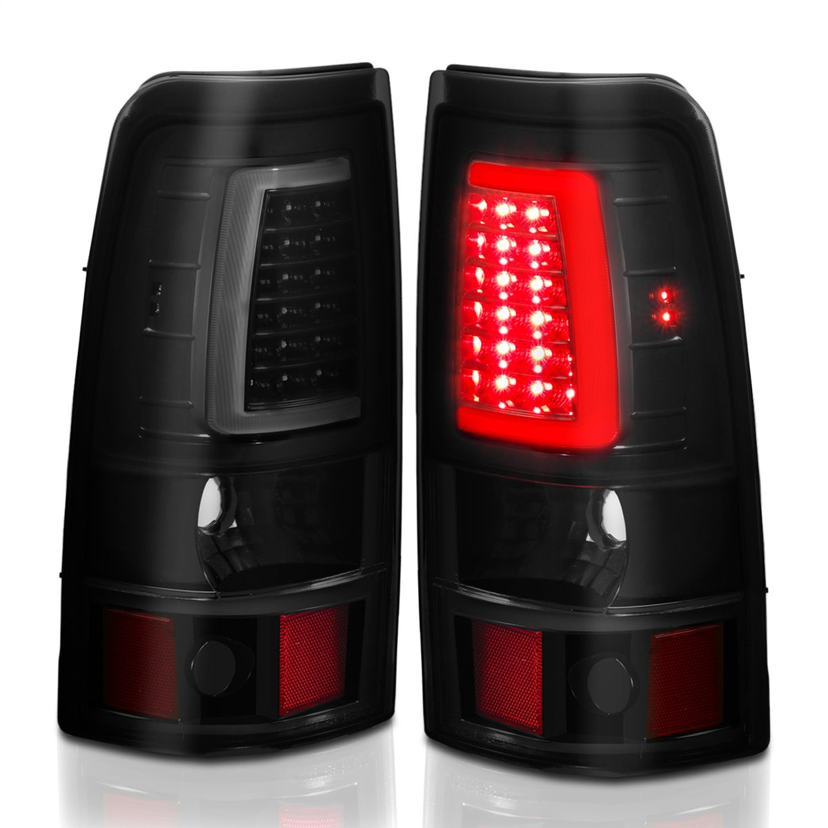 ANZO USA ZUKT_311331 Anzo ZUKT_311331 LED Tail Light Assembly LED Smoke Lens Black