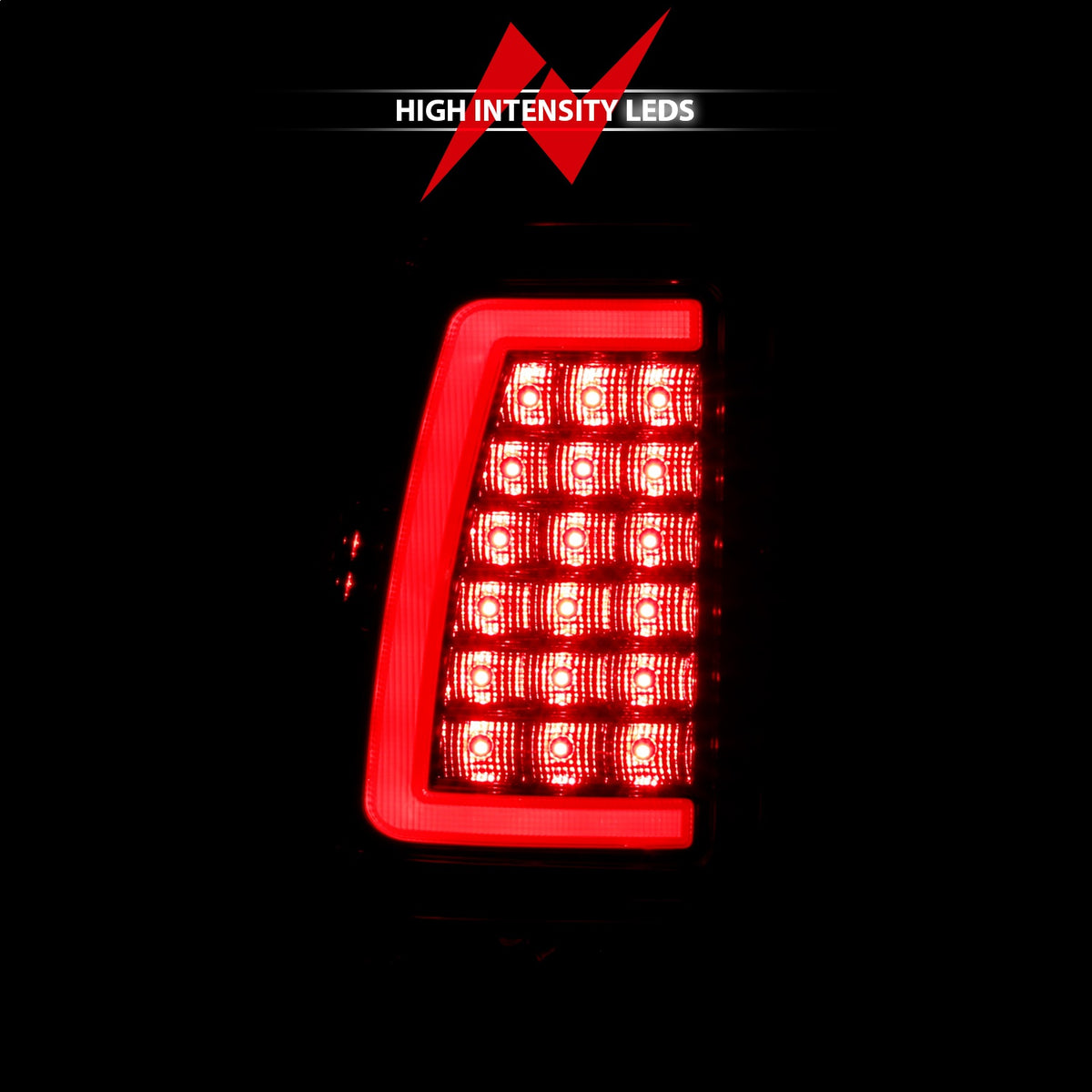 ANZO USA ZUKT_311332 Anzo ZUKT_311332 LED Tail Light Assembly LED Red/Clear Lens