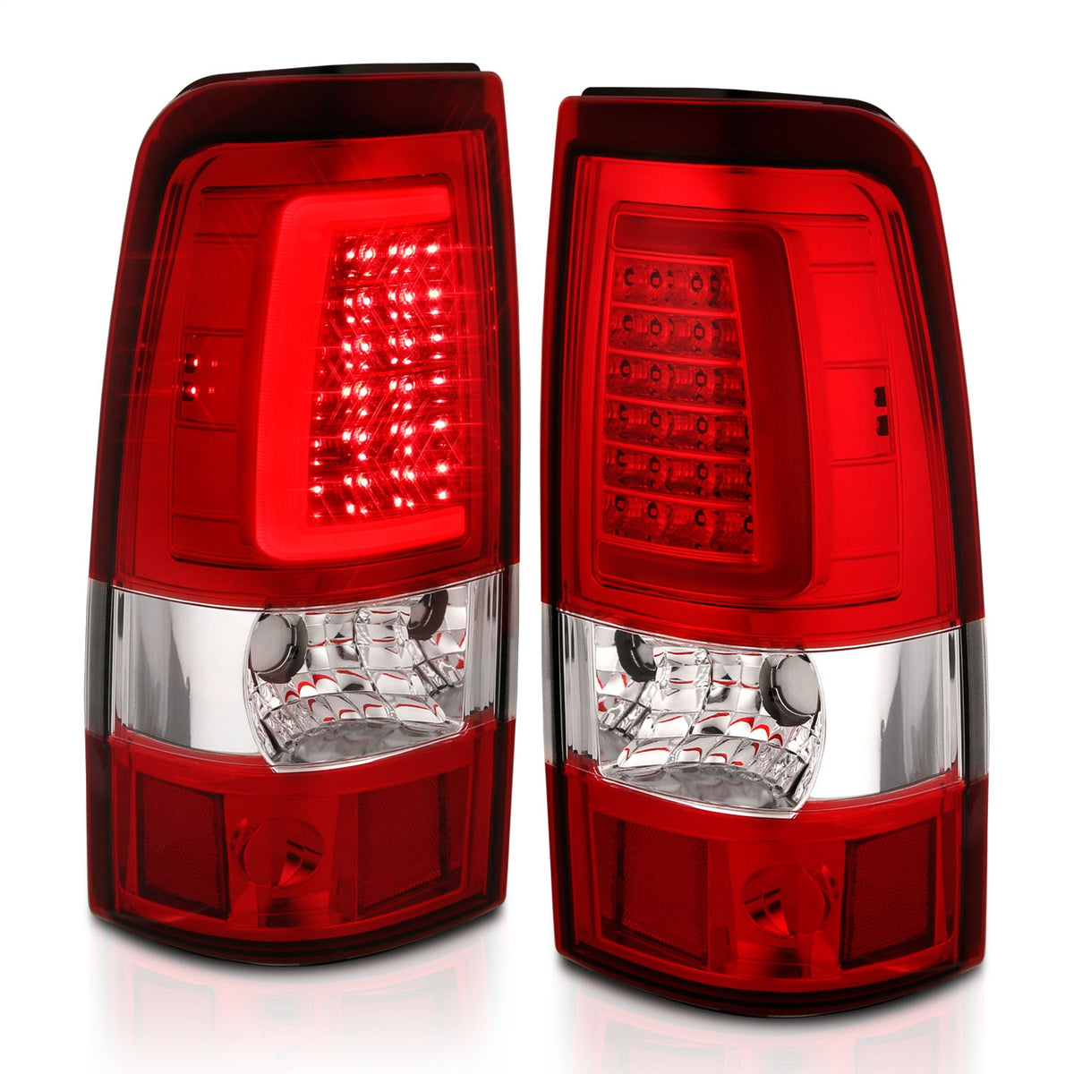 ANZO USA ZUKT_311332 Anzo ZUKT_311332 LED Tail Light Assembly LED Red/Clear Lens