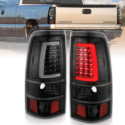 ANZO USA ZUKT_311333 Anzo ZUKT_311333 LED Tail Light Assembly LED Clear Lens Black