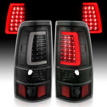 ANZO USA ZUKT_311333 Anzo ZUKT_311333 LED Tail Light Assembly LED Clear Lens Black