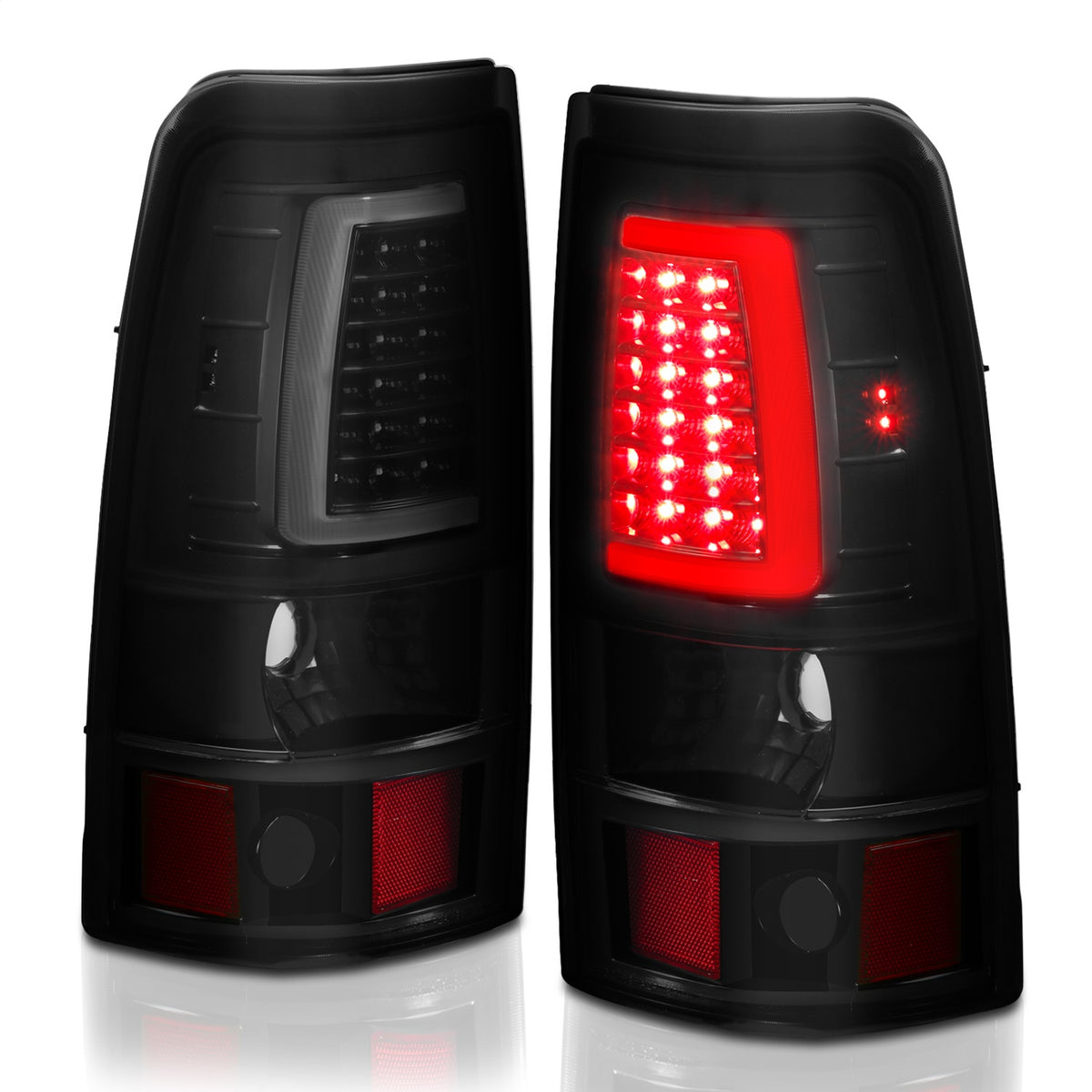 ANZO USA ZUKT_311334 Anzo ZUKT_311334 LED Tail Light Assembly LED Smoke Lens Black
