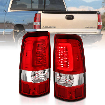 ANZO USA ZUKT_311335 Anzo ZUKT_311335 LED Tail Light Assembly LED Red/Clear Lens