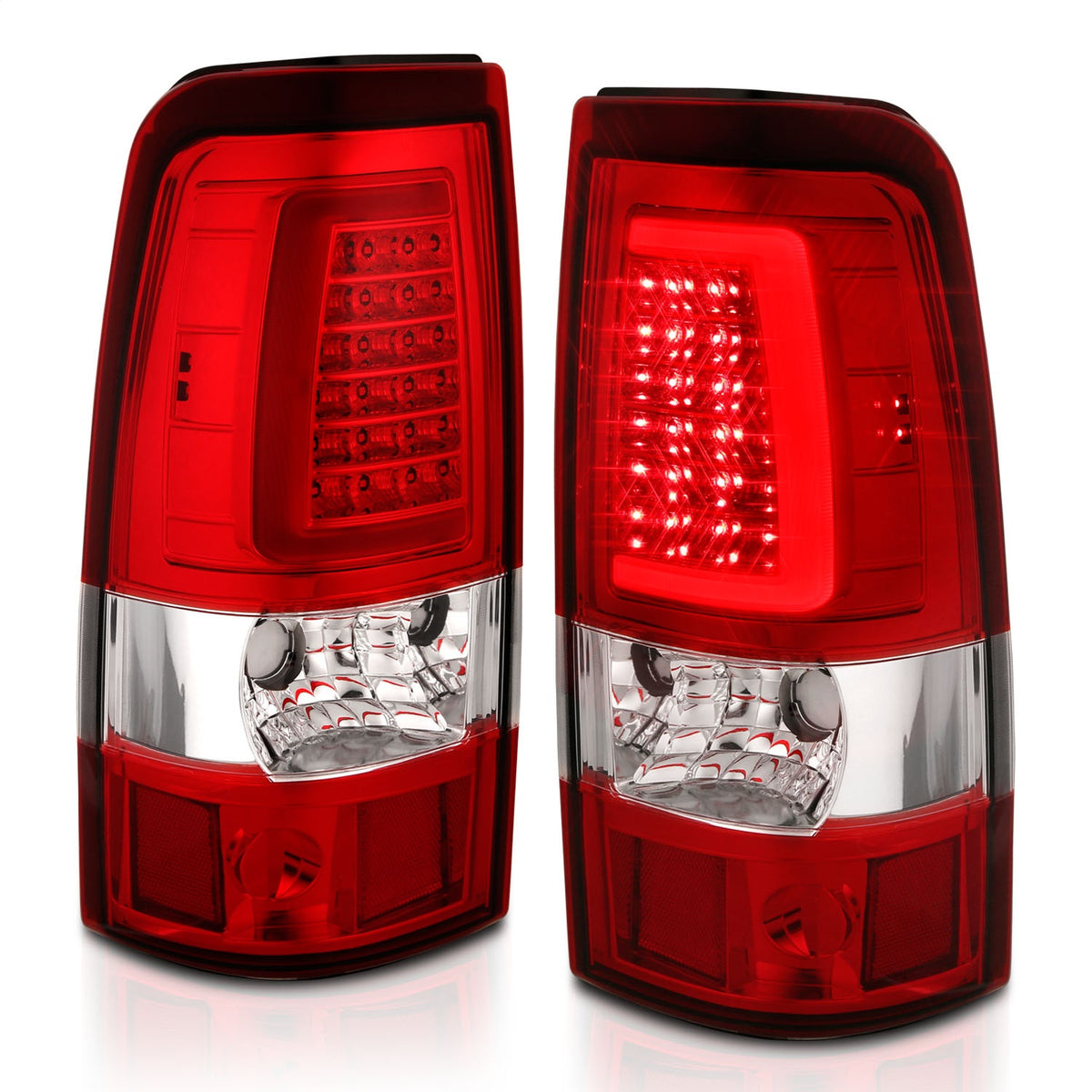 ANZO USA ZUKT_311335 Anzo ZUKT_311335 LED Tail Light Assembly LED Red/Clear Lens