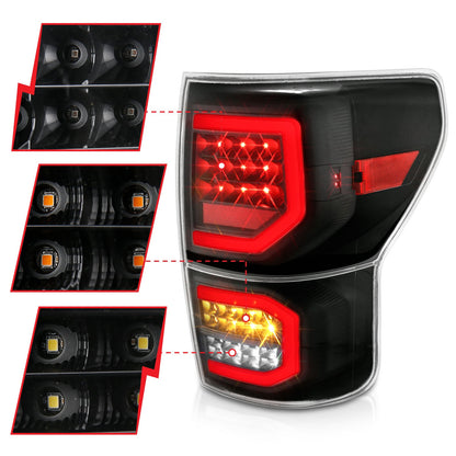 ANZO USA ZUKT_311336 Anzo ZUKT_311336 LED Tail Light Assembly LED Clear Lens Black