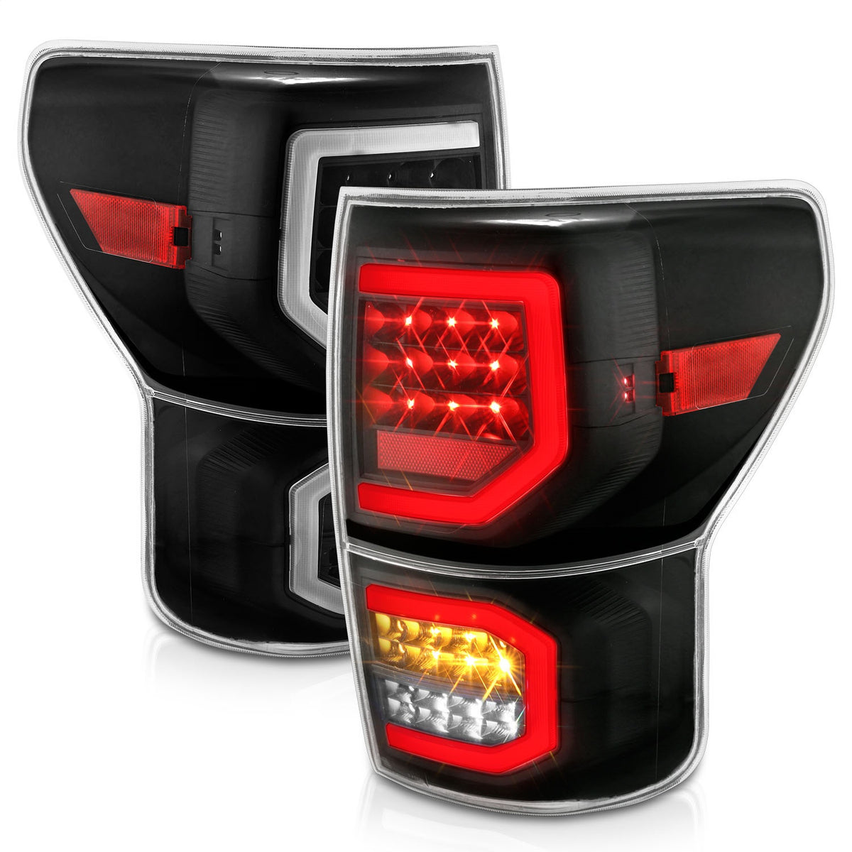 ANZO USA ZUKT_311336 Anzo ZUKT_311336 LED Tail Light Assembly LED Clear Lens Black