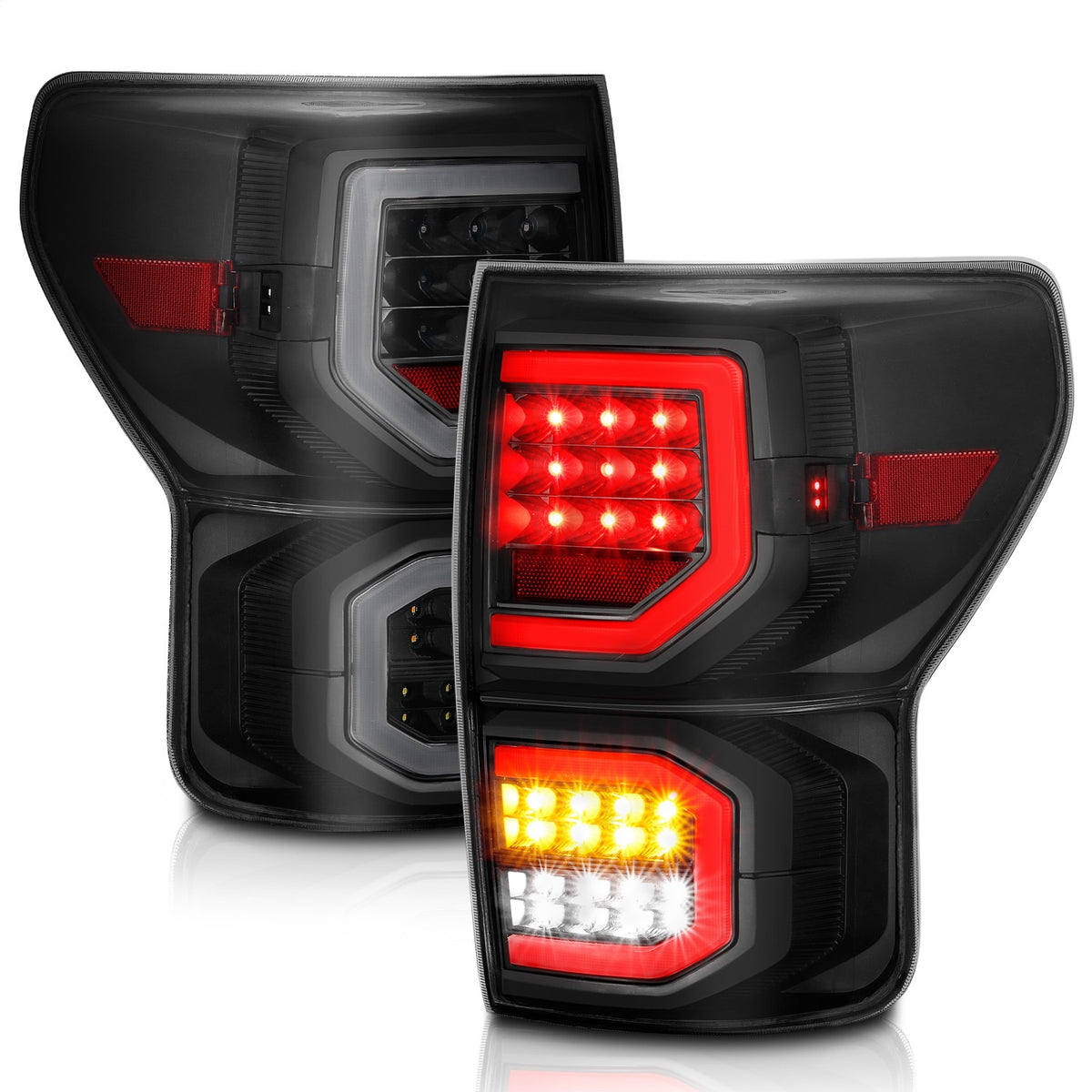 ANZO USA ZUKT_311337 Anzo ZUKT_311337 LED Tail Light Assembly LED Smoke Lens Black