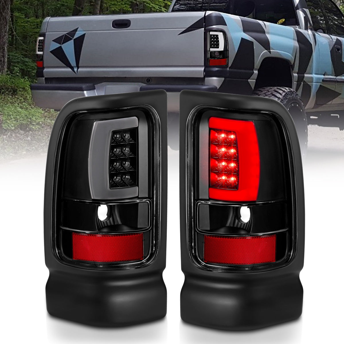 ANZO USA ZUKT_311339 Anzo ZUKT_311339 LED Tail Light Assembly LED for Ram 1500 for 311339