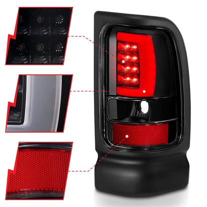 ANZO USA ZUKT_311339 Anzo ZUKT_311339 LED Tail Light Assembly LED for Ram 1500 for 311339