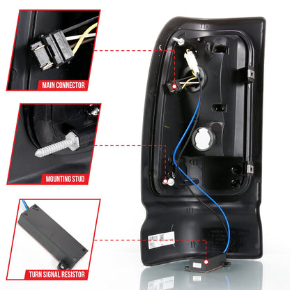 ANZO USA ZUKT_311339 Anzo ZUKT_311339 LED Tail Light Assembly LED for Ram 1500 for 311339