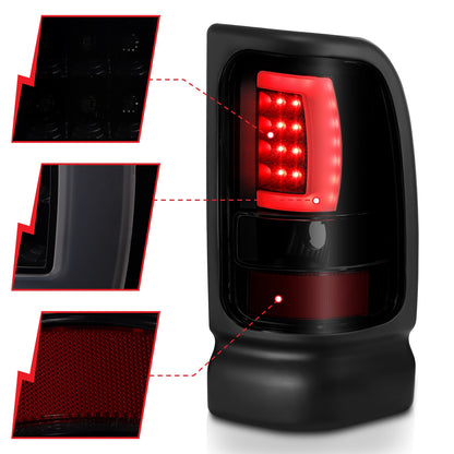 ANZO USA ZUKT_311340 Anzo ZUKT_311340 LED Tail Light Assembly LED for Ram 1500 for 311340