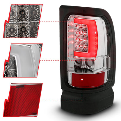ANZO USA ZUKT_311341 Anzo ZUKT_311341 LED Tail Light Assembly LED for Ram 1500 for 311341