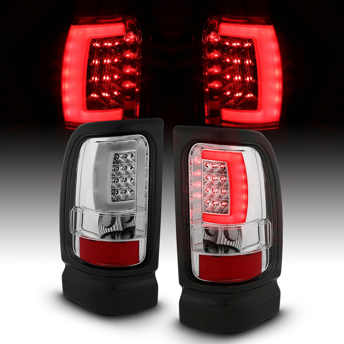 ANZO USA ZUKT_311341 Anzo ZUKT_311341 LED Tail Light Assembly LED for Ram 1500 for 311341