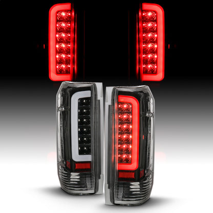 ANZO USA ZUKT_311350 Anzo ZUKT_311350 LED Tail Light Assembly LED Clear Lens Black
