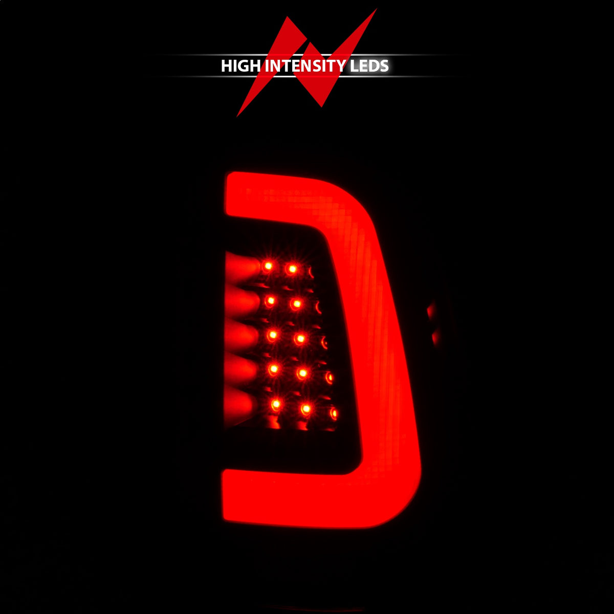 ANZO USA ZUKT_311356 Anzo ZUKT_311356 LED Tail Light Assembly LED Clear Lens Black