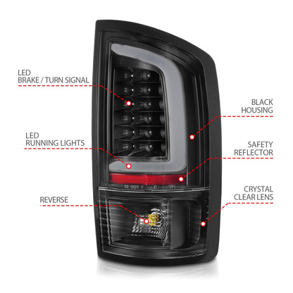 ANZO USA ZUKT_311368 Anzo ZUKT_311368 Lens Black Housing w/ Light for Ram 1500 for 311368
