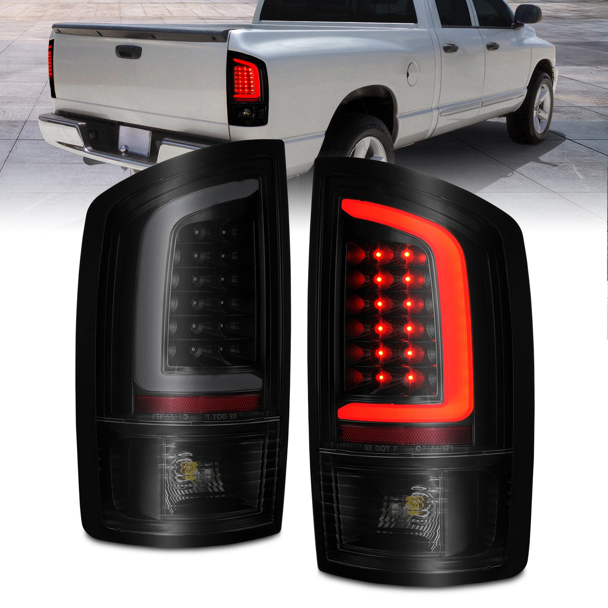 ANZO USA ZUKT_311369 Anzo ZUKT_311369 Lens Black Housing w/ Light for Ram 1500 for 311369